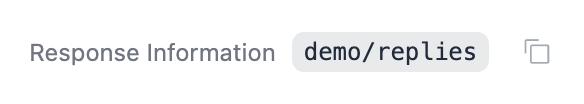 MQTT 5.0 response information